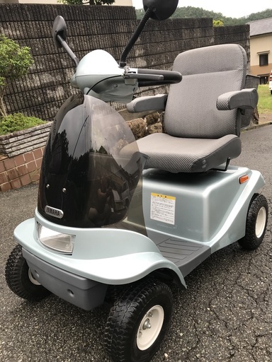 ☆彡 A ヤマハ製・電動車いす・車椅子・バッテリー新品!!セニアカー。シニアカー。お安くどうぞ!!!