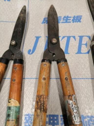 刈込鋏　草切り鋏　鉄政宗4本セット