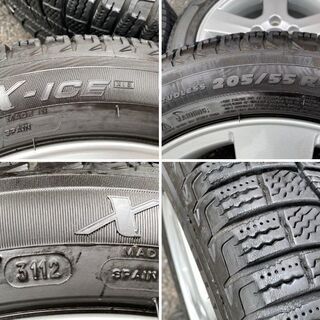 ボルボＶ５０純正　１６インチ　ミシュランスタッドレス付き　Ｖ５０，Ｖ４０