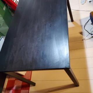 ダイニングテーブル ウッドブラック 黒