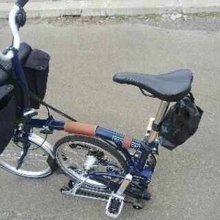 BROMPTON　M6R　ネイビー　美品　純正アクセサリー等付属品多数