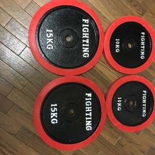 バラ売りでも構いません【お売りします】バーベル 60kgセット、セーフティガード