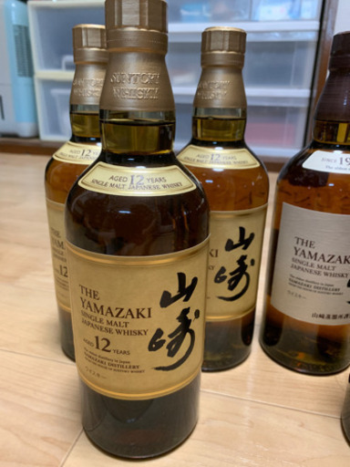 山崎6本、山崎12年3本、白州1本