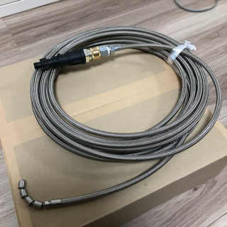 ヒダカ 業務用 プロ仕様 洗管ホース 2分ステンレス スズランノズル 10m ヒダカ家庭用高圧洗浄機互換 ガン先取付タイプ