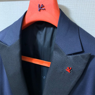 Isaia (イザイア) 結婚式 タキシード 上下セット ネイビー