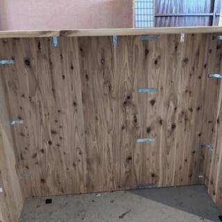 バーカウンターとイス（3脚）のセット