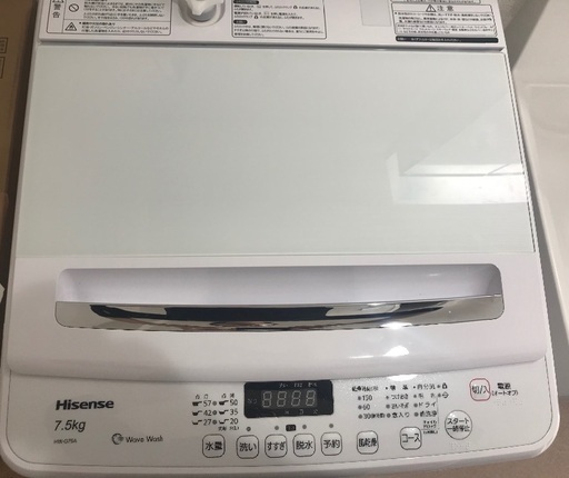 現在商談中です。洗濯機　Hisense 7.5kg 23000円