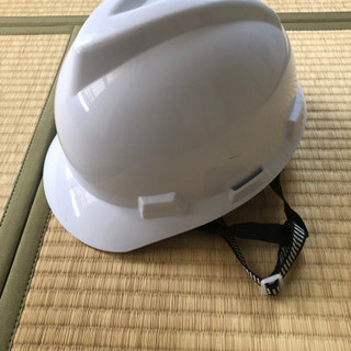 ヘルメット 作業帽 白色