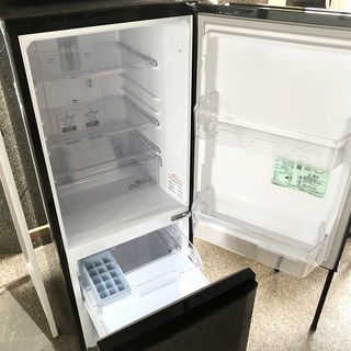 札幌近郊 送料無料 2015年製 2ドア冷蔵庫 MR-P15Y-B◇2019年