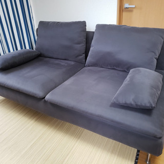 引取限定 IKEA イケア ソーデルハムン ソファ サムスタダークグレー