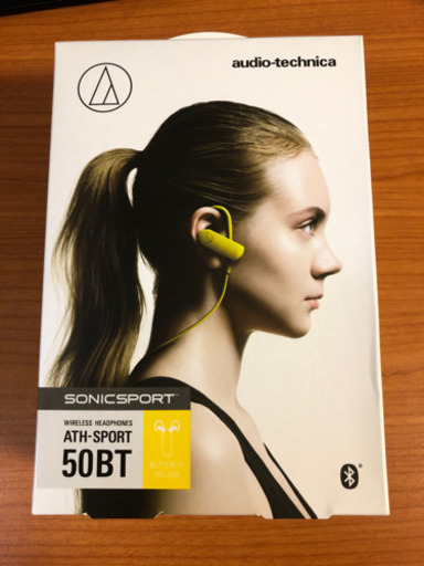 【値下げ】新品 audio-technica sonicsport ワイヤレスヘッドホン