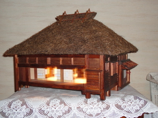 ﾐﾆﾁｭｱ　手作り古民家　合掌つくり　値下げいたしました！