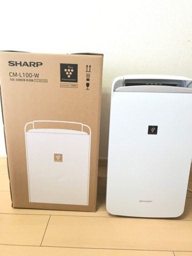 冷風・衣類乾燥除湿機 SHARP CM-L100-W（美品） | loginets.com