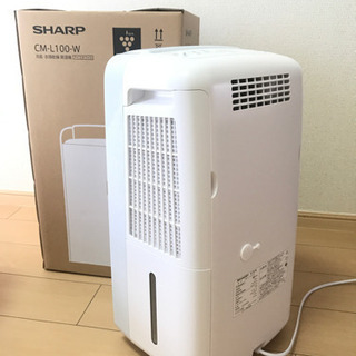 華麗 冷風・衣類乾燥除湿機 SHARP CM-L100-W（美品） curawe.com