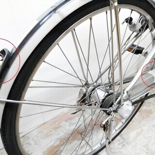 ブリジストン アルベルト 27インチ自転車 S型 AB7STP シルバー