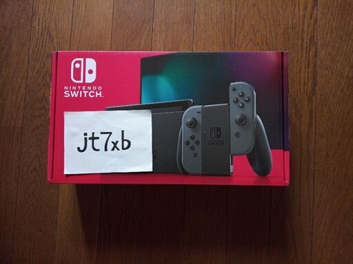 新品未使用　新型switch本体　新型ニンテンドー スイッチ　グレー