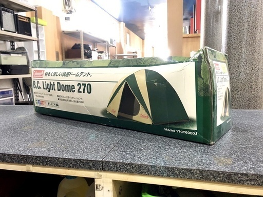 未使用品　Coleman★B.Cライトドーム270★テント★キャンプ★アウトドア★170T6000J★定員4～5人★コールマン