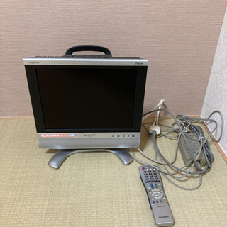 SHARP 13型　2007年製　リモコン付き　分波器付き