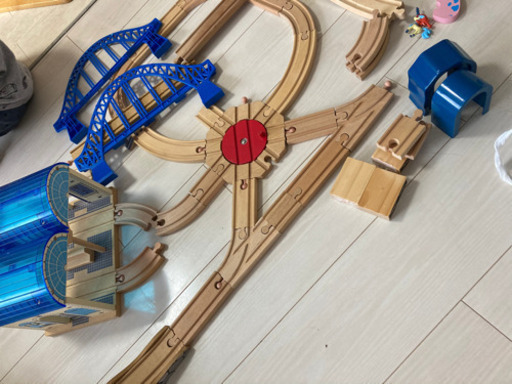 電車、テーブル、トーマス電車　セット