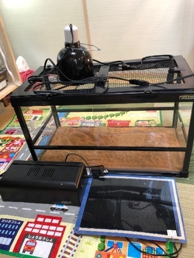 フトアゴ飼育ケージ一式