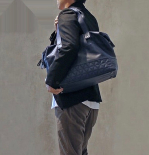 【超美品】LANVIN en Bleu ボストンバッグ