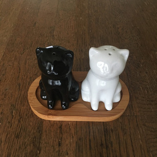 新品✨白猫＆黒猫のペッパー＆ソルト