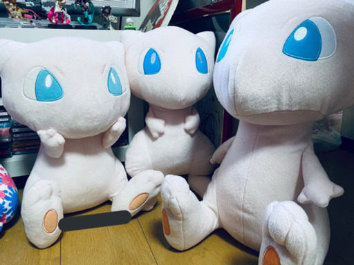 ポケモン ミュウ ぬいぐるみ3体 Zero 大阪のその他の中古あげます 譲ります ジモティーで不用品の処分