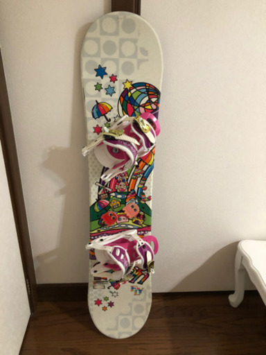 スノーボード板 約119cm \u0026ビンディング　SPOON