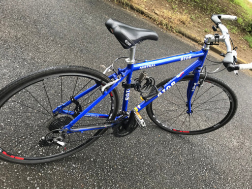 【引取り】GIOS MISTRAL クロスバイク 青 GIOS ( ジオス ) クロスバイク NEW MISTRAL DISC ( ニュー ミストラル