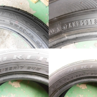 発送OKバリ山★215/55R17★ファルケン ２本　K-68
