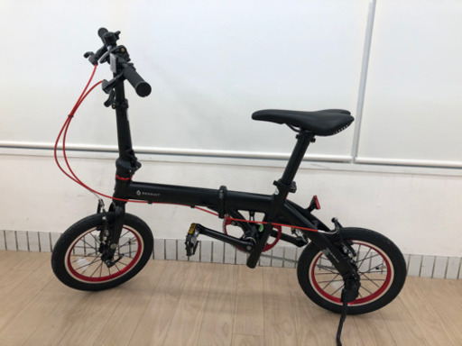 RENAULT 折りたたみ自転車 ブラック RENAULT 折り畳み自転車 14インチ ブラック