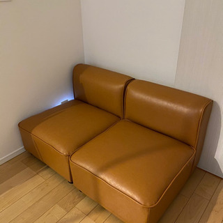 超美品　2人掛け用　ソファセット