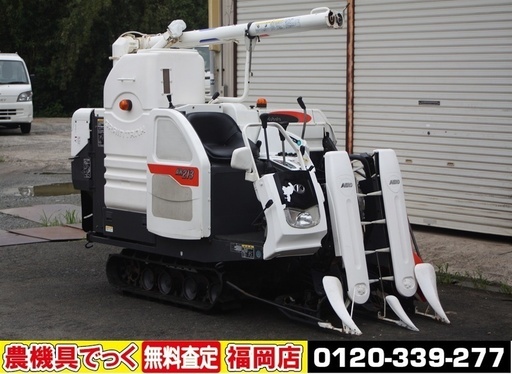 【SOLD OUT】クボタ コンバイン AR213 エアロスター 2条刈 12.5馬力 オーガ クローラ新品 153時間【農機具でっく】【福岡】【コンバイン】