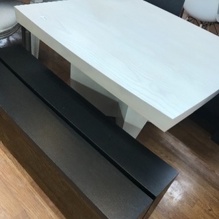 ベンチ付きダイニングテーブル4点セット