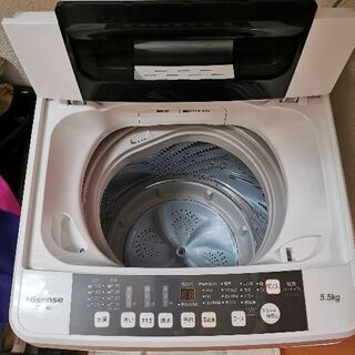 洗濯機 2019年式 ハイセンス 5.5kg HW-T55C（希...