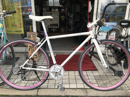 アサヒ レユニオン お洒落な可愛いクロスバイク フジシュウ 福岡のクロスバイクの中古あげます 譲ります ジモティーで不用品の処分
