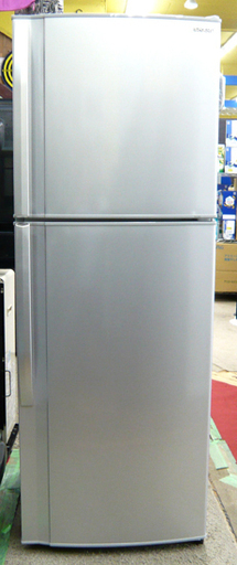 札幌 228L 2010年製 2ドア冷蔵庫 シャープ シルバー 200Lクラス