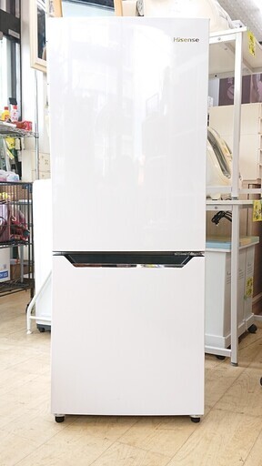 1ヶ月使用 美品 2020年製 Hisense ハイセンス 150L 2ドア冷蔵庫（パールホワイト）HR-D15C☆配達可能 買取帝国 朝霞店