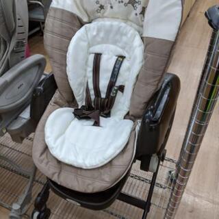 オートスウィングハイローベッド＆チェア コンビ ネムリラAUTOSWING 新生児〜48ヵ月対応（定価・41,999円）