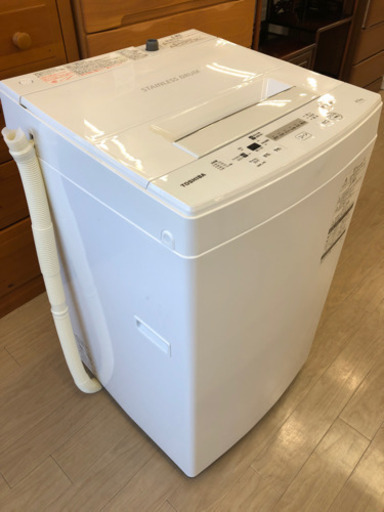 ●【12ヶ月安心保証付き】TOSHIBA 全自動洗濯機 4.5kg