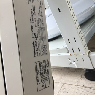 7/27 東区 和白 安い😘1台限り😂約18畳👌 パナソニック🤗5.6kw ルームエアコン 単相200V 冷房 暖房 11年 大型用 リビングなどに CS-F561C2