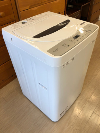 ●【12ヶ月安心保証付き】SHARP 全自動洗濯機　4.5kg