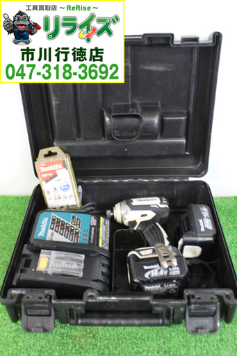 makita/マキタ TD136DRFXW 充電式インパクトドライバ 14.4V 白【リライズ市川行徳店】【店頭取引限定】【中古】2400020020695