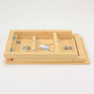 【新品未開封】無印良品 パイン材テーブル・折りたたみ式 （幅80 奥行50 高さ70cm）