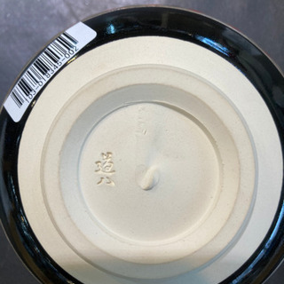【愛品倶楽部柏店】茶器 茶道 黒釉独楽乃図茶碗 京焼 八代 道八作 箱有