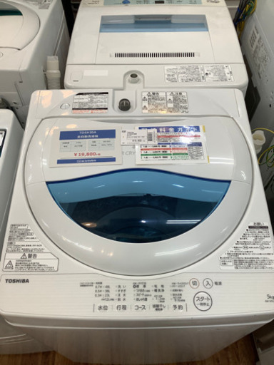TOSHIBA(東芝) 全自動洗濯機　5.0kg  2017年製