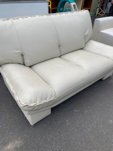 2人用　ソファー　本革　中古　激安