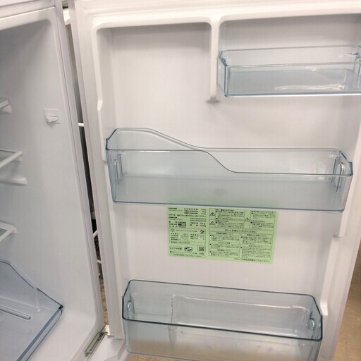 J372 5か月保証付き！ HITACHI 日立 ノンフロン冷凍冷蔵庫 RL-154JA ホワイト 154L 2019年製 クリーニング 動作確認済み