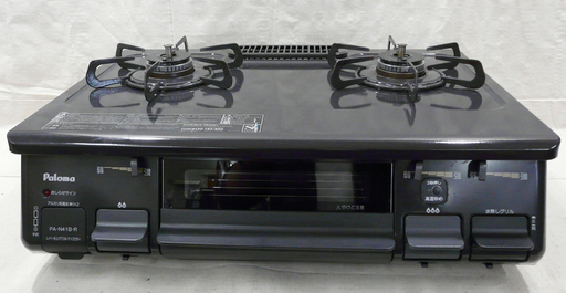 20I0005 札幌 パロマ LPガス用 ガステーブル PA-N41B-R 強火力右 ガスコンロ 中古