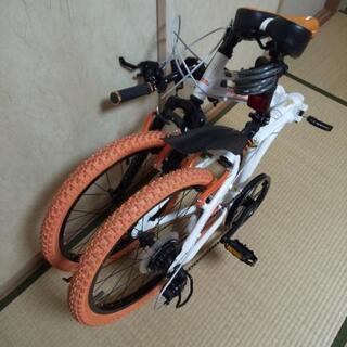 おしゃれ折りたたみ自転車 ドッペルギャンガー  215-DP 20インチ(中古)